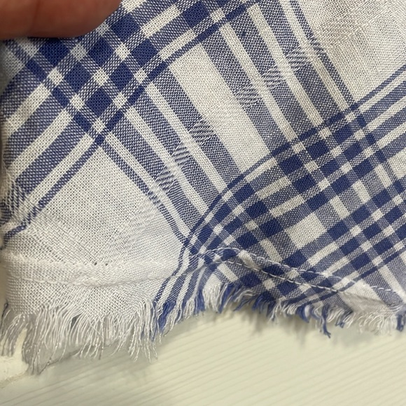 Bella Dahl Blue and White NEW w/tags A line top . Medium - Picture 3 of 8